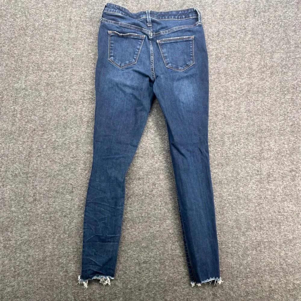 Universal Thread Womens Mid Rise Jegging Dark Wash Distressed Ripped Jeans 2/26R
